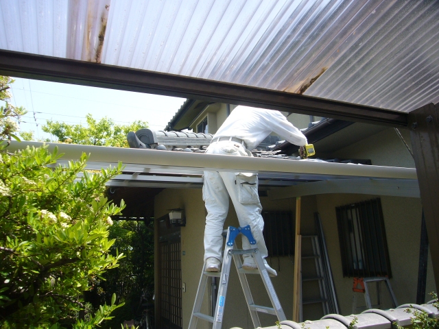 ウッドデッキ カーポート 激安