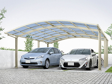 ウッドデッキ カーポート 激安