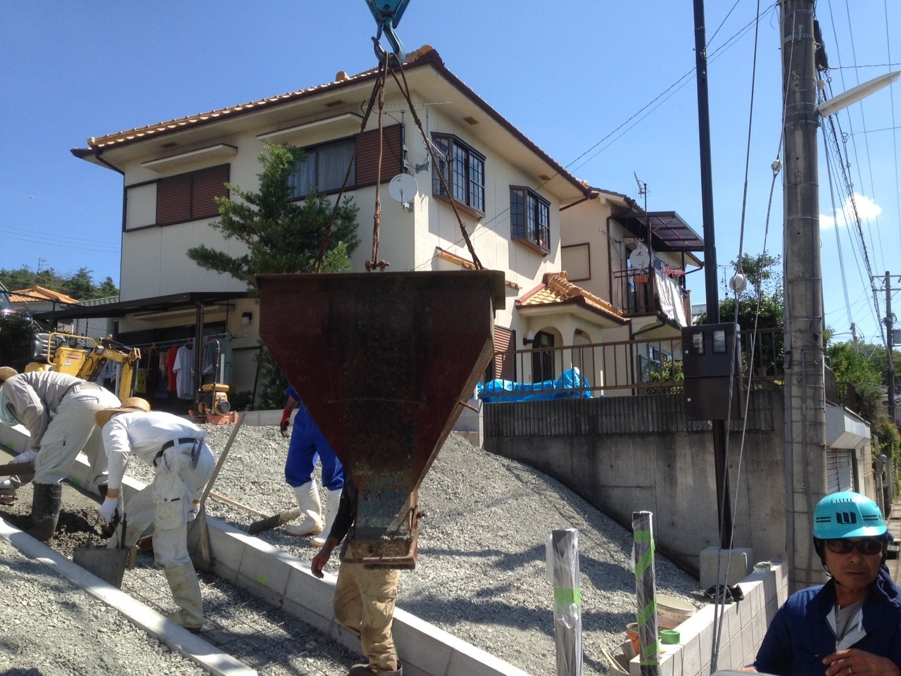 外構 カーポート ファサード 表札 リフォーム 高砂