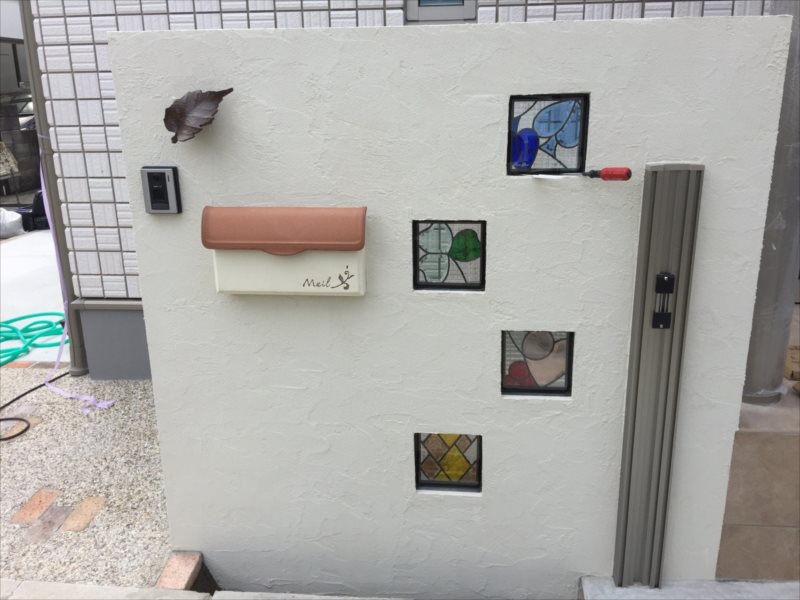 外構 カーポート ファサード 表札 リフォーム 高砂