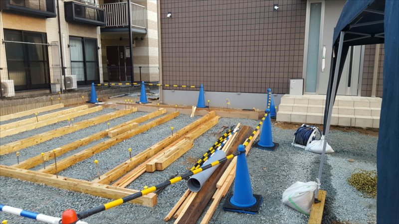 外構 カーポート ファサード 表札 リフォーム 高砂