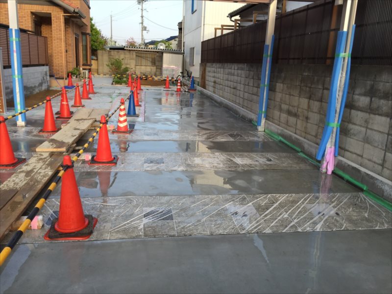 外構 カーポート ファサード 表札 リフォーム 高砂