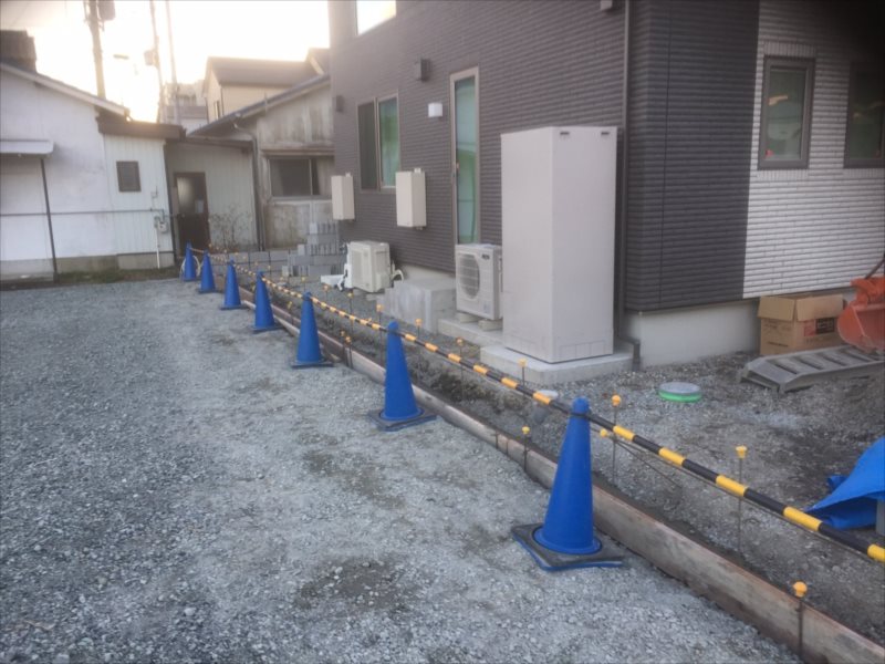 外構 カーポート ファサード 表札 リフォーム 高砂